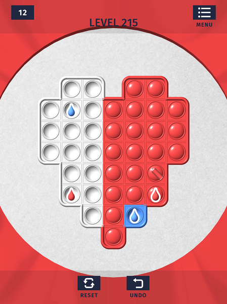 Pop It Fidget Paint Puzzle! - Gameplay image of android game