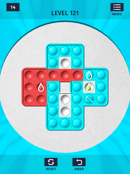 Pop It Fidget Paint Puzzle! - Gameplay image of android game