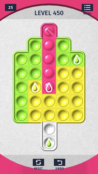 Pop It Fidget Paint Puzzle! - Gameplay image of android game