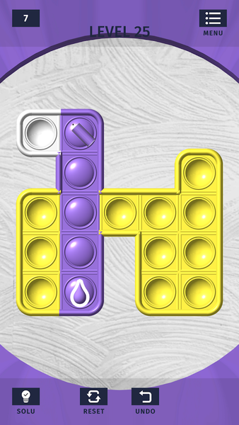 Pop It Fidget Paint Puzzle! - Gameplay image of android game