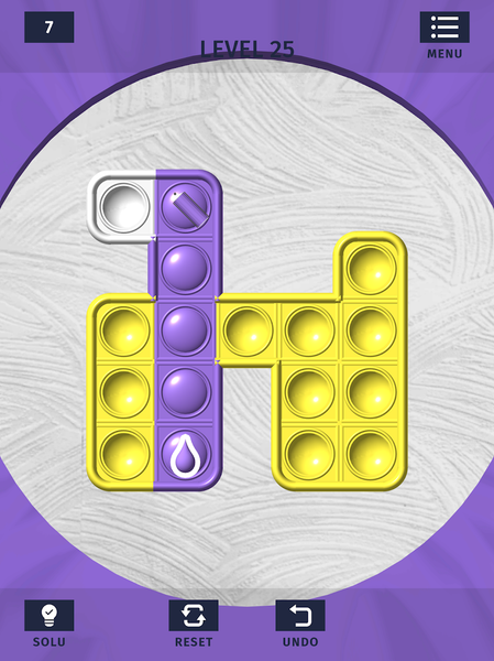 Pop It Fidget Paint Puzzle! - Gameplay image of android game