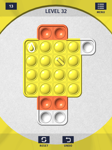 Pop It Fidget Paint Puzzle! - Gameplay image of android game