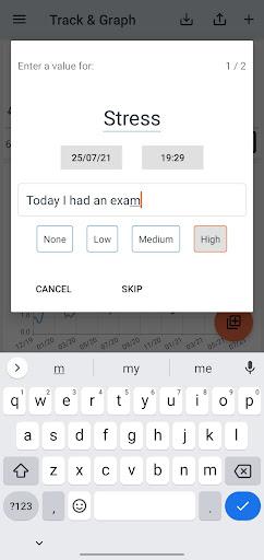 Track & Graph - عکس برنامه موبایلی اندروید