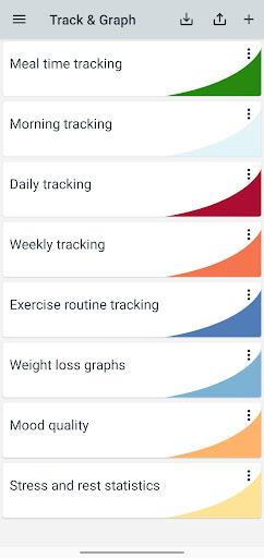 Track & Graph - عکس برنامه موبایلی اندروید