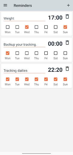 Track & Graph - عکس برنامه موبایلی اندروید