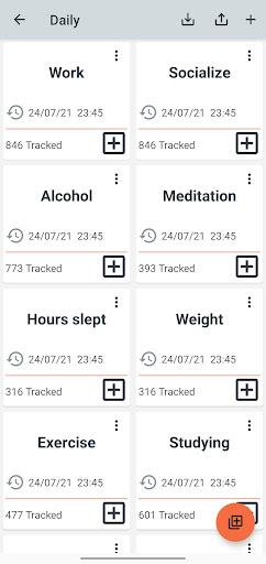 Track & Graph - عکس برنامه موبایلی اندروید