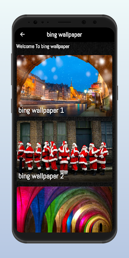 bing wallpaper - Image screenshot of android app