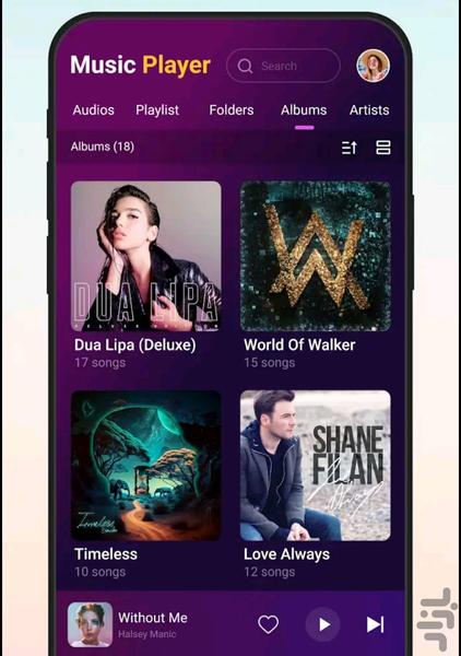 پخش کننده موسیقی🔥 - عکس برنامه موبایلی اندروید