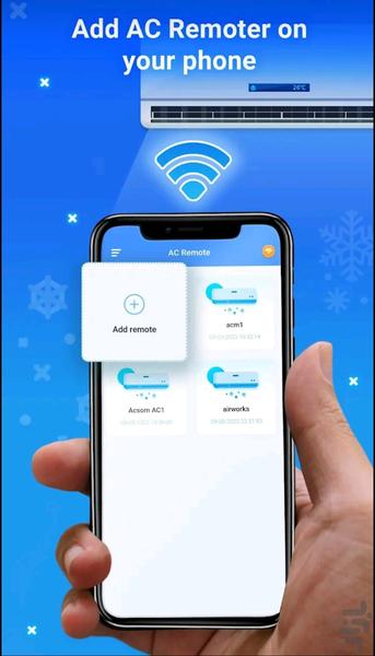 Air Conditioner Control - Image screenshot of android app