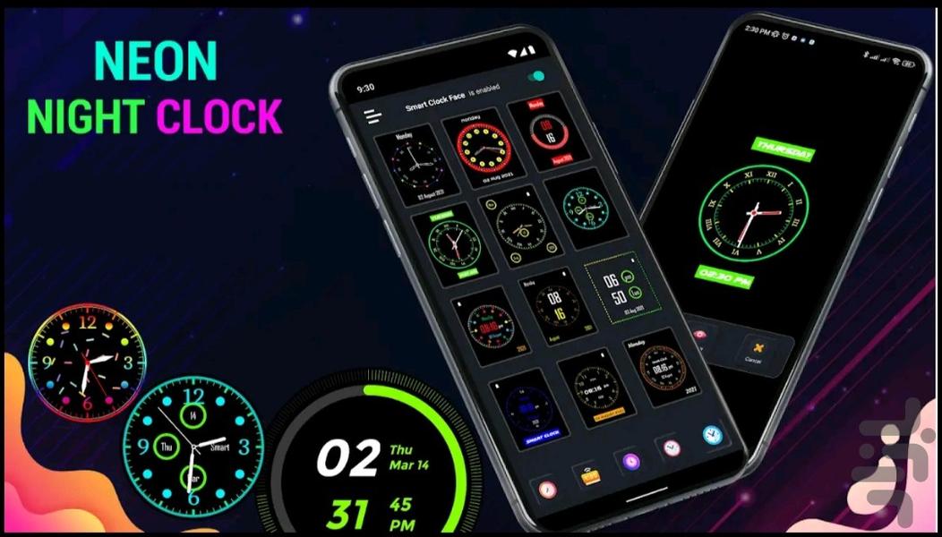Attractive Watch Clock - Image screenshot of android app