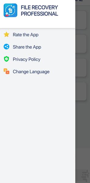 بازیابی حرفه ای فایل ها - عکس برنامه موبایلی اندروید