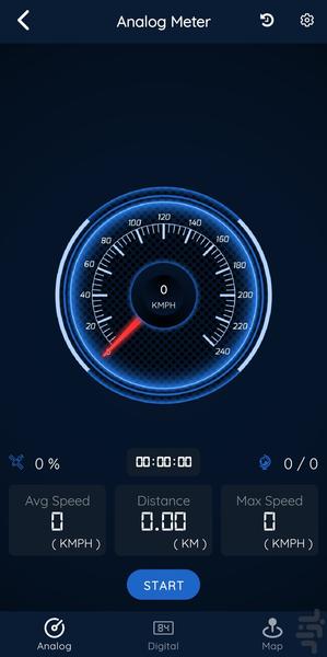 Speedo Meter Professional - Image screenshot of android app