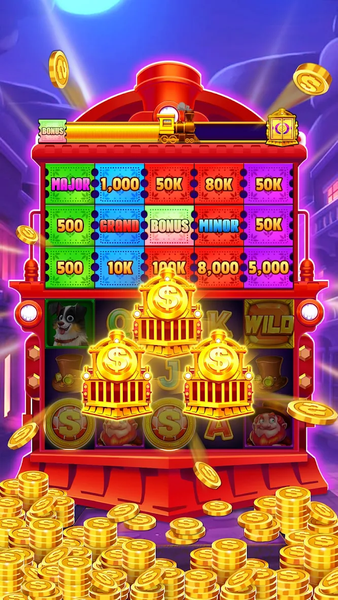 Gold Train - Casino slots - عکس بازی موبایلی اندروید