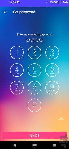 Lock screen + قفل صفحه - Image screenshot of android app