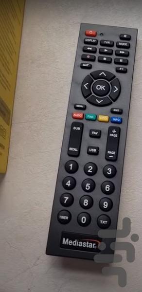 Mediastar Remote control - Image screenshot of android app