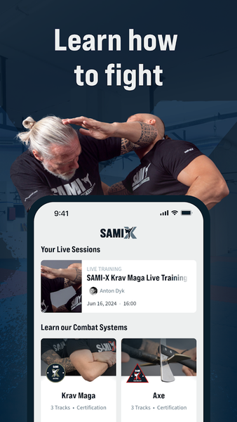 SAMI-X: Martial Arts & Defense - Image screenshot of android app