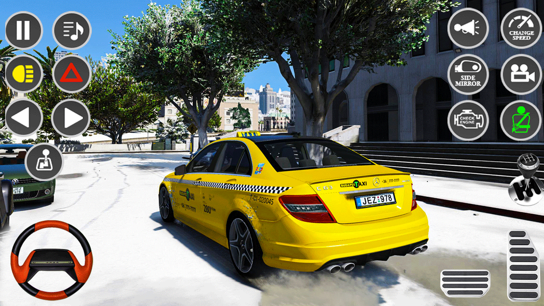US Prado Car Taxi Simulator 3D - Gameplay image of android game