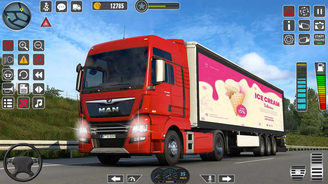 US City Truck Driving Games 3D - عکس بازی موبایلی اندروید