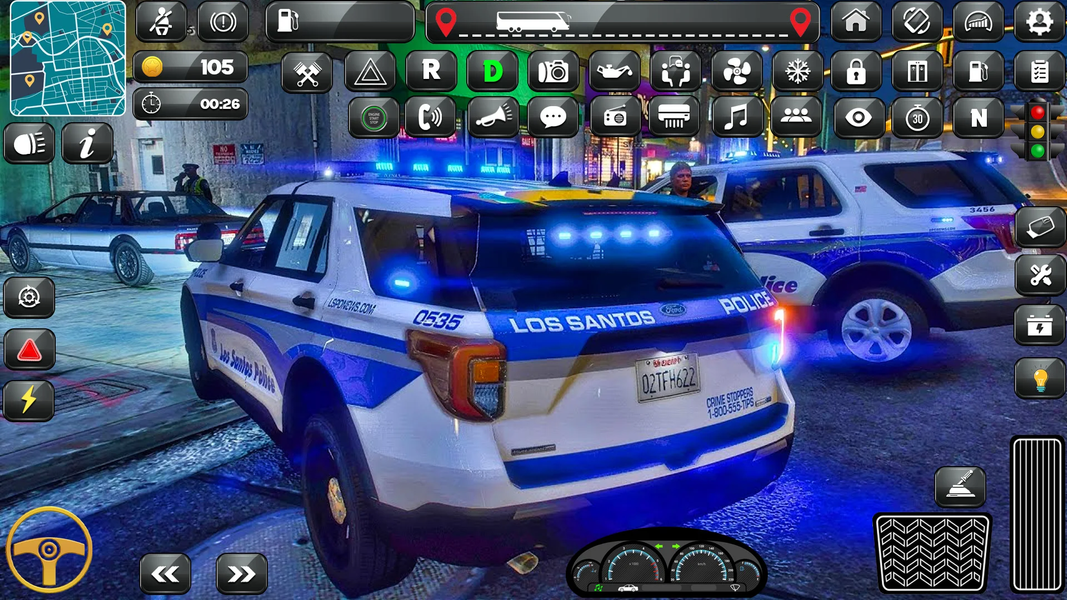 US Police Prado Parking 3D - عکس بازی موبایلی اندروید