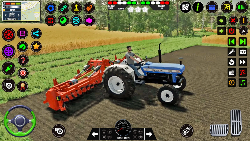 US Tractor Games ۳d - عکس بازی موبایلی اندروید