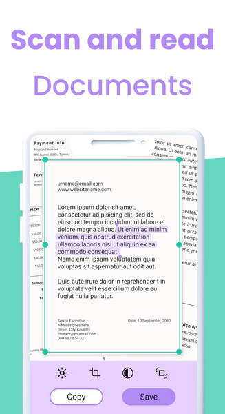 Scanero: QR Code Reader - عکس برنامه موبایلی اندروید