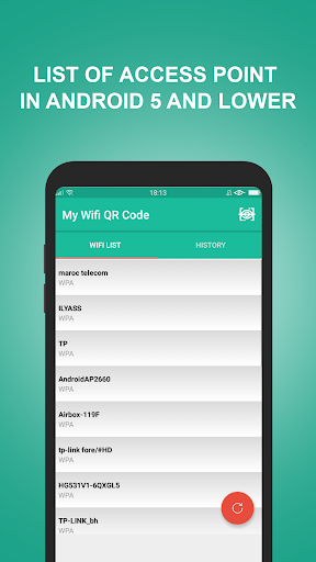 My Wifi Qr Code (Wifi Qr code generator & scanner) - Image screenshot of android app