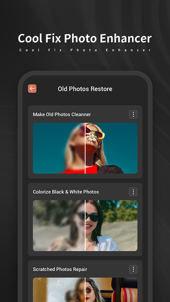 Cool Fix Photo Enhancer - Image screenshot of android app
