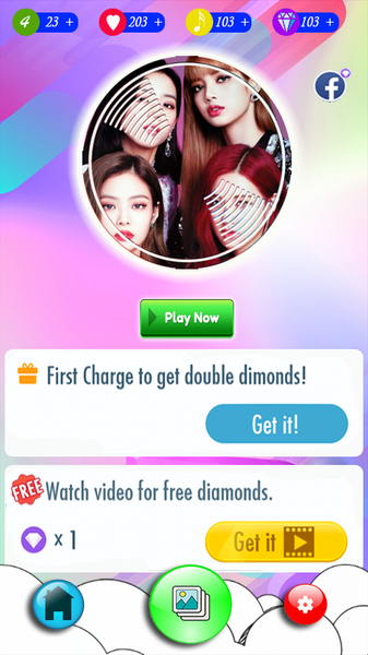 BLACKPINK Songs Piano Tiles KP - Gameplay image of android game