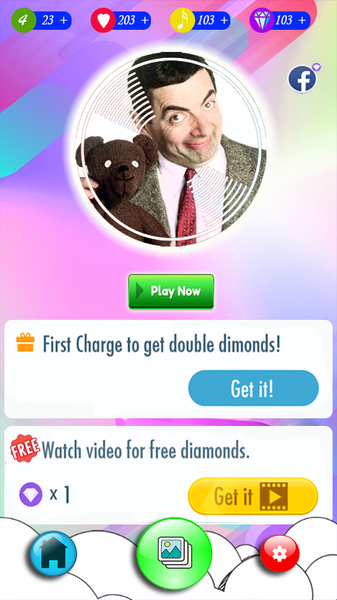 Mr. Bean Theme Song Piano Tile - Gameplay image of android game