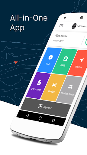 Samsara Driver - Image screenshot of android app