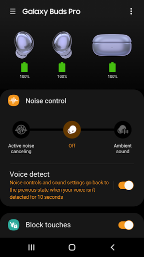 Galaxy Buds Pro Manager - Image screenshot of android app
