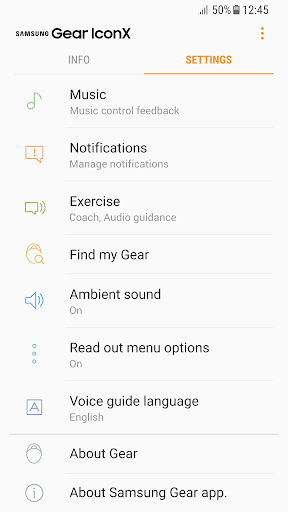 Gear IconX (2018) Plugin - Image screenshot of android app