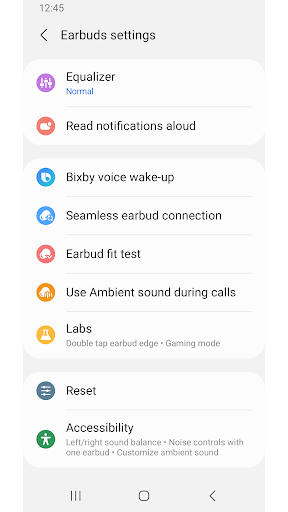 Galaxy Buds2 Manager - Image screenshot of android app