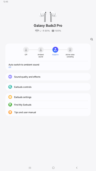 Galaxy Buds3 Pro Manager - Image screenshot of android app