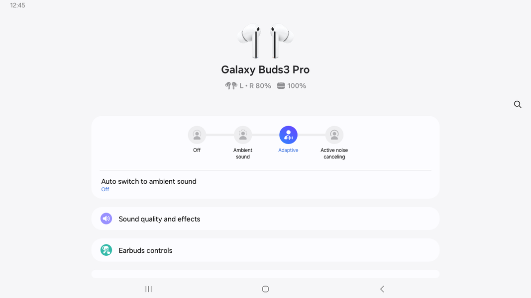 Galaxy Buds3 Pro Manager - Image screenshot of android app