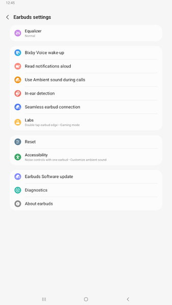 Galaxy Buds FE Manager - Image screenshot of android app