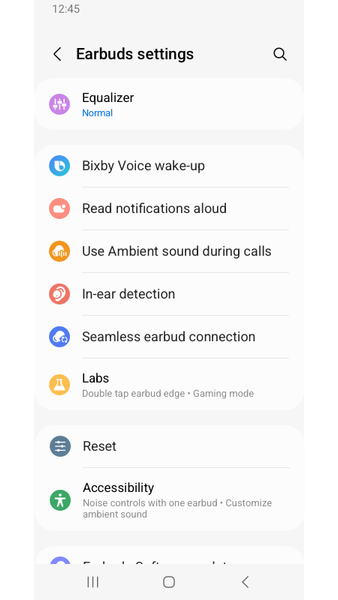 Galaxy Buds FE Manager - Image screenshot of android app
