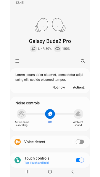 Galaxy Buds2 Pro Manager - Image screenshot of android app