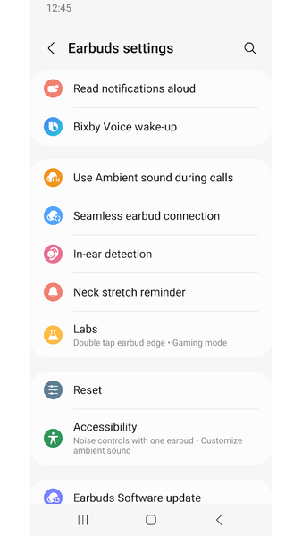 Galaxy Buds2 Pro Manager - Image screenshot of android app