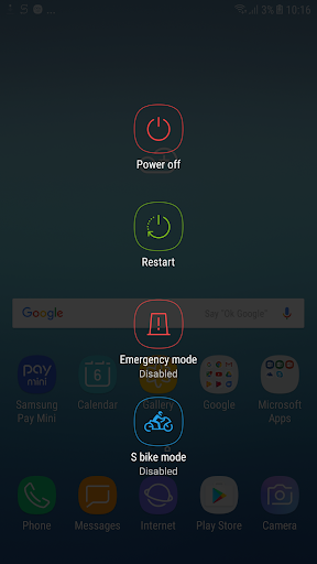 S bike mode - Image screenshot of android app