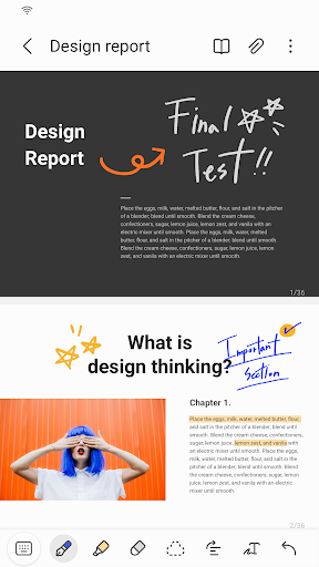 Samsung Notes - یادداشت سامسونگ - عکس برنامه موبایلی اندروید
