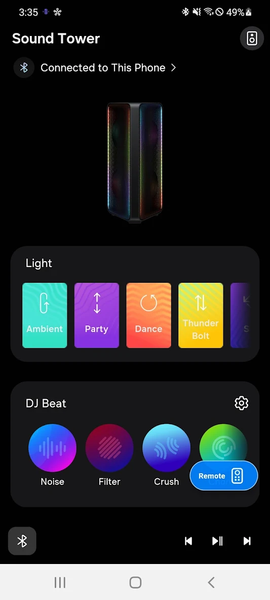 Samsung Sound Tower 2.0 - عکس برنامه موبایلی اندروید