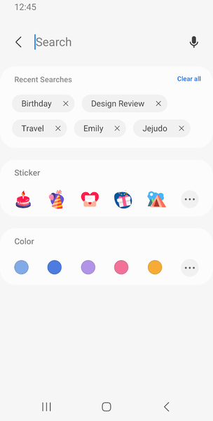 Samsung Calendar - Image screenshot of android app