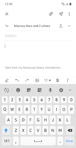 Samsung Email - ایمیل سامسونگ - عکس برنامه موبایلی اندروید