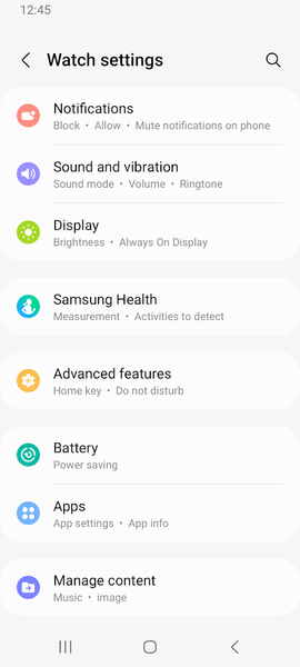 Galaxy Watch5 Plugin - Image screenshot of android app
