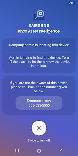 Knox Asset Intelligence - Image screenshot of android app