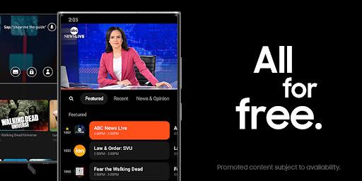 Samsung TV Plus - TV & Movies - Image screenshot of android app