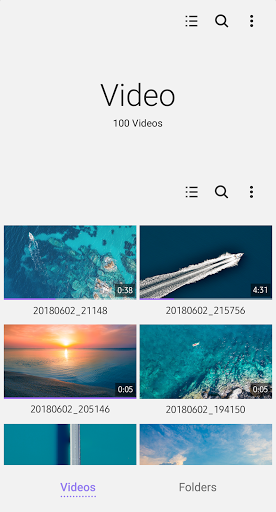 Samsung Video Library - عکس برنامه موبایلی اندروید