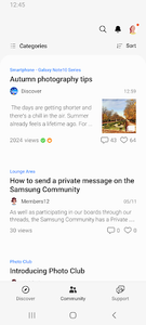 Samsung Members – پشتیبانی سامسونگ - عکس برنامه موبایلی اندروید