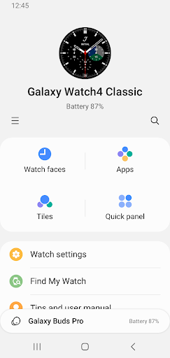 Galaxy Watch4 Plugin - عکس برنامه موبایلی اندروید